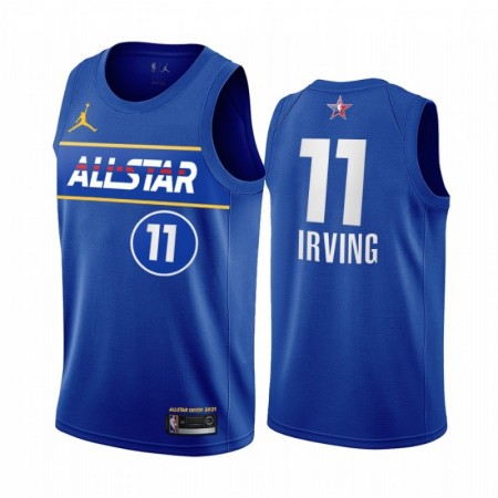 Camiseta Hombre NBA Brooklyn Nets Kyrie Irving 11 2021 All-Star Jordan Brand Azul Swingman